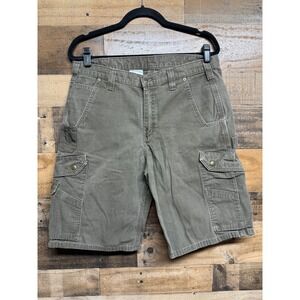 Carhartt Relaxed Fit Ripstop Cargo Work Shorts Gray Men's Size 34